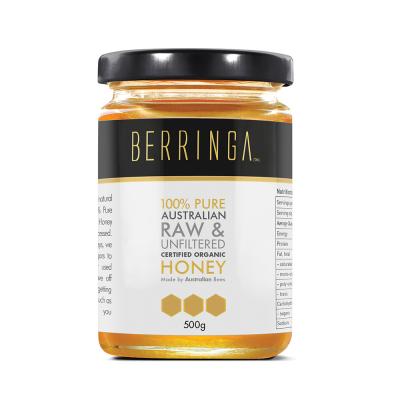 Berringa 100% Pure Australian Raw & Unfiltered Organic Honey 500g